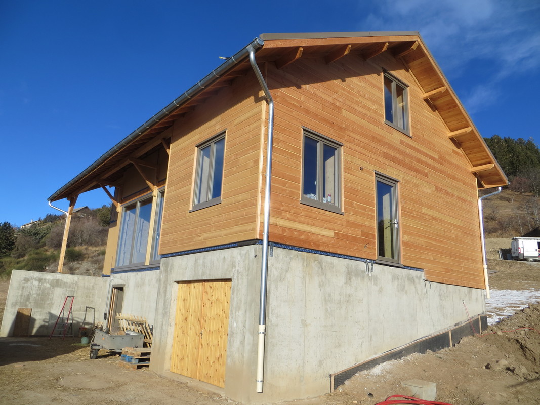 bardages en mélèze du Queyras