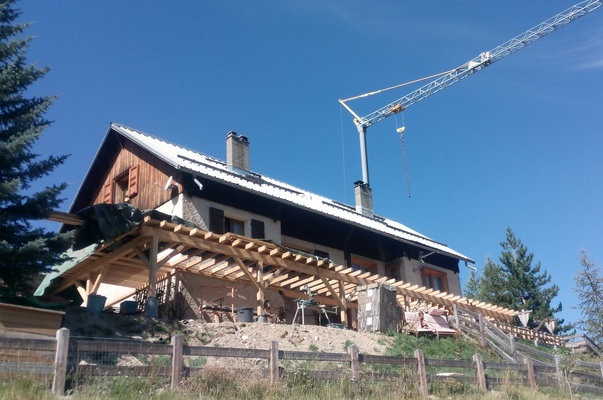 Charpente et aménagement extérieurs